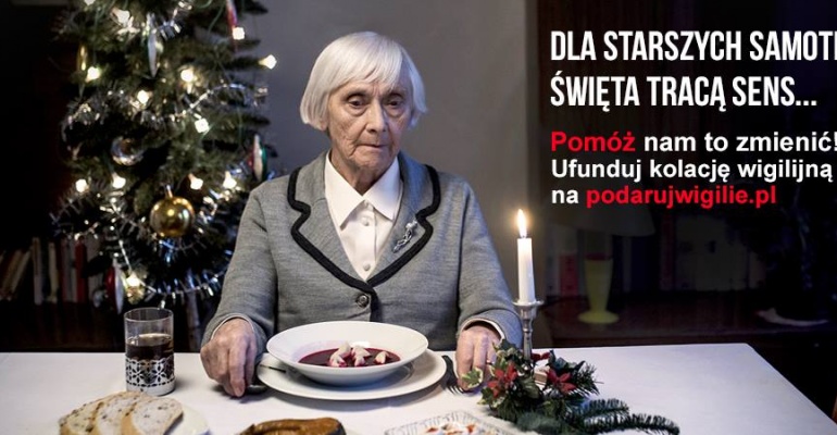 Podaruj Wigilie samotnej osobie starszej