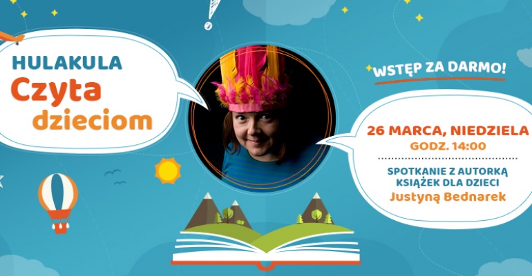 Hulakula czyta dzieciom