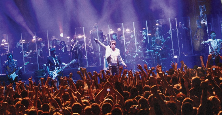 Legenda rocka na jednej scenie z 40-osobową orkiestrą