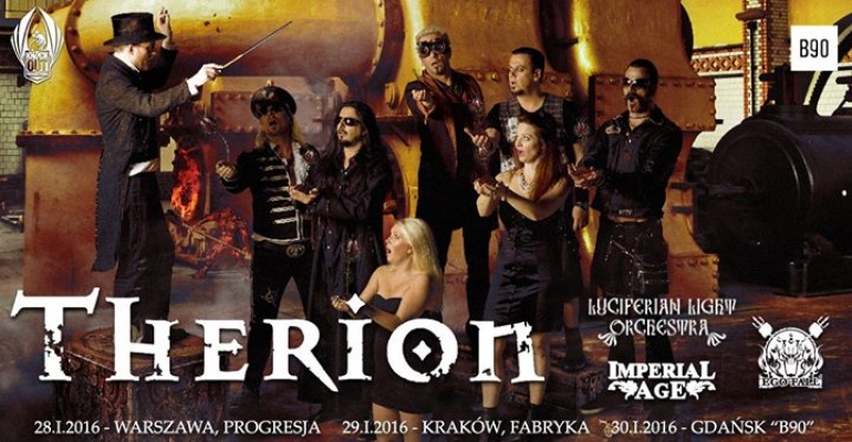 THERION + Luciferian Light Orchestra, Ego Fall, Imperial Age / 29 I / "Fabryka" KRK