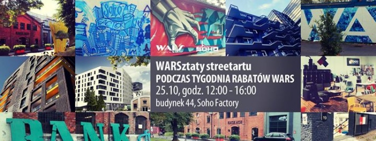 WARSztaty streetartowe podczas Tygodnia Rabatów WARS