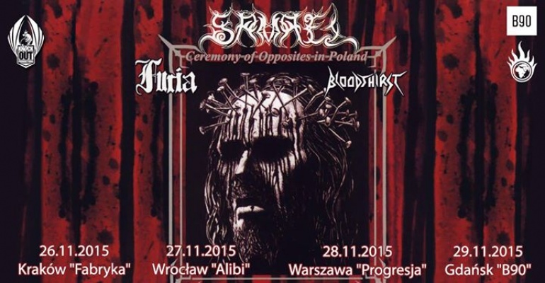 SAMAEL + Furia, Bloodthirst  / 28 XI / "Progresja" WWA
