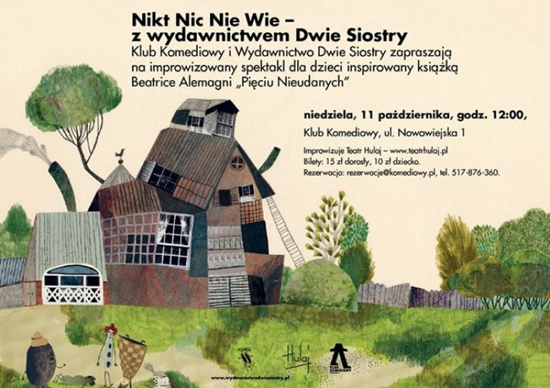 Nikt Nic Nie Wie - z wydawnictwem Dwie Siostry