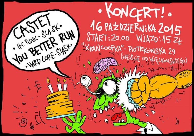 KONCERT!!! CASTET + YOU BETTER RUN na urodziny RADARA