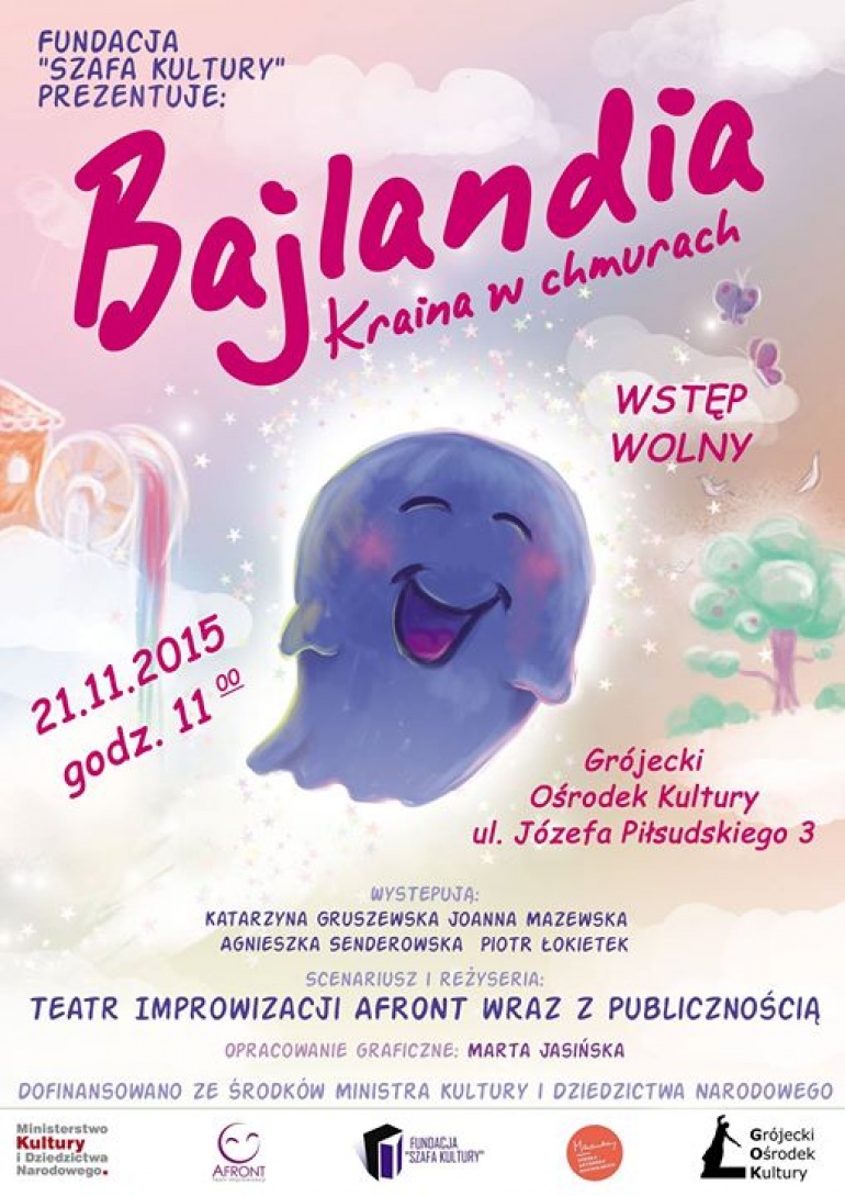 BEZPŁATNE przedstawienie "Bajlandia-kraina wchmurach"