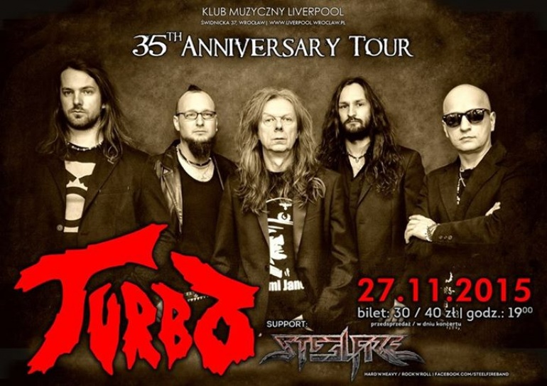 TURBO (supp.: SteelFire, Crimson Valley) - 30 PLN/40 PLN