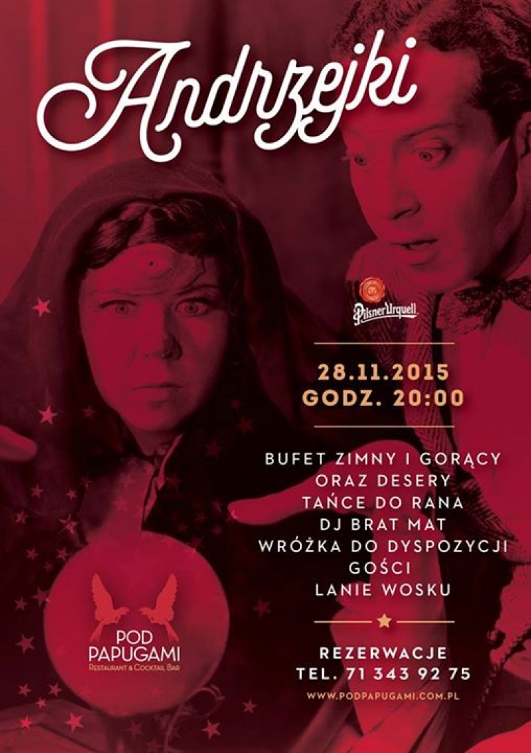 ANDRZEJKI POD PAPUGAMI