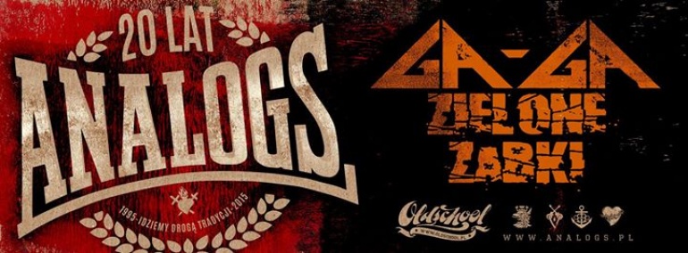 18.12.2015 Koncert THE ANALOGS (XX-lecie) +GA GA- ZIELONE ŻABKI+C-14 Poznań, U Bazyla