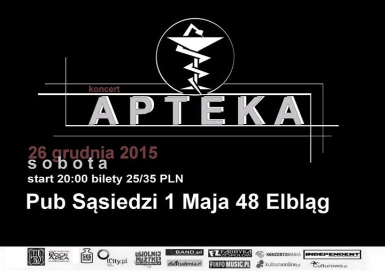 Koncert Apteka | 26.12.15.|  Sąsiedzi Elbląg