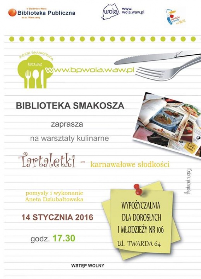 Biblioteka smakosza: tartaletki, karnawałowe słodkości