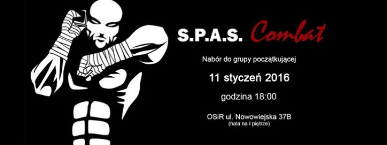 Nabór do sekcji S.P.A.S. Combat