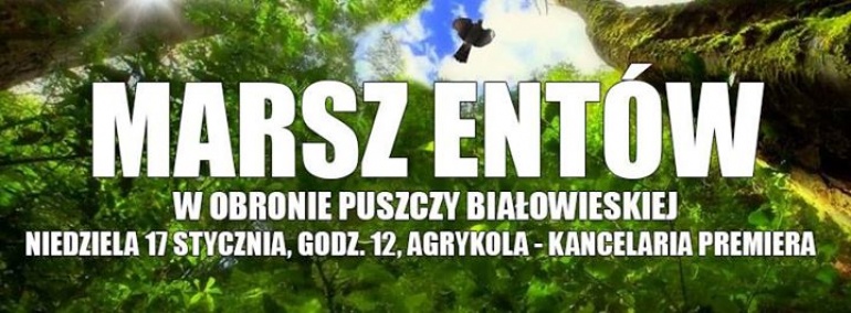 Marsz Entów w obronie Puszczy Białowieskiej