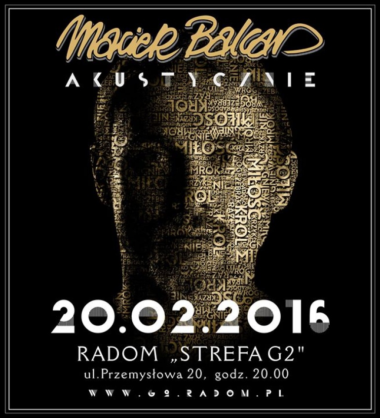Koncert  MACIEK BALCAR