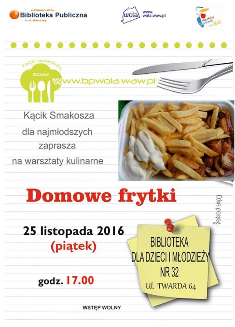 Kącik smakosza dla najmłodszych: Domowe frytki