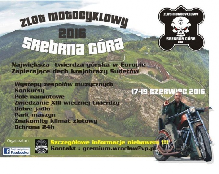 Zlot Motocyklowy Srebrna Góra 2016