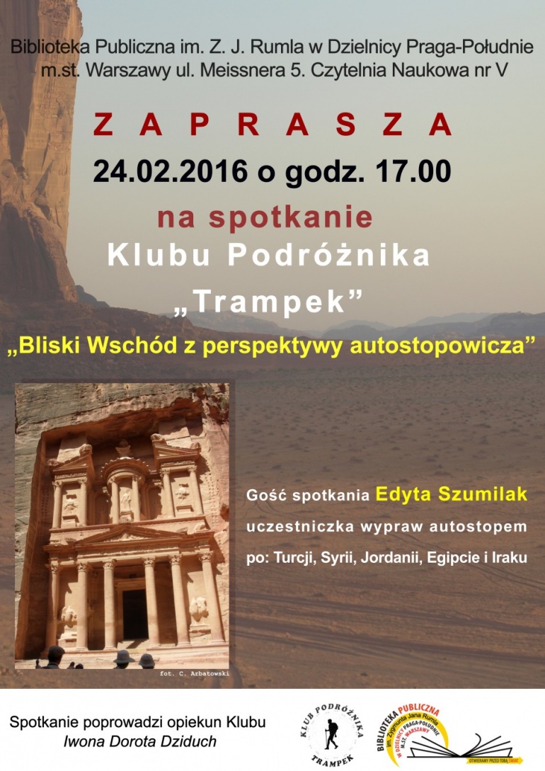 Bliski Wschód z perspektywy autostopowicza - prelekcja