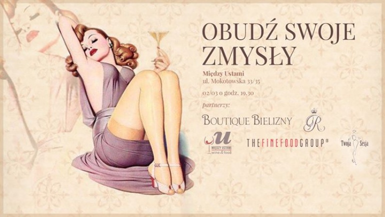 Obudź swoje zmysły! - kobiecy wieczór w Między Ustami