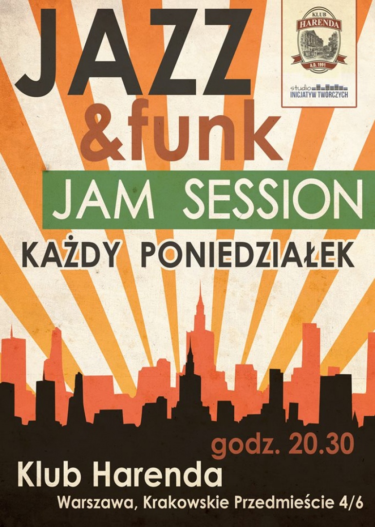 Funk&Jazz Jam Session w Klubie Harenda