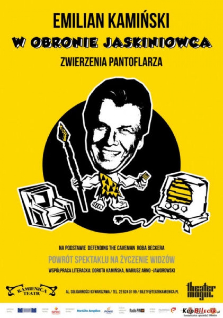 "W obronie jaskiniowca" w Teatrze Kamienica