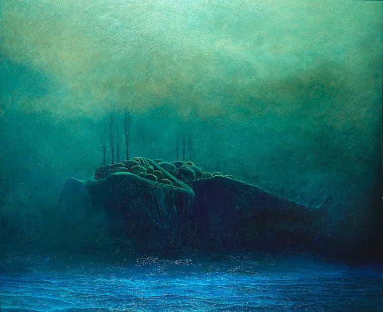 Beksiński_Butoh_Bez tytułu 1/ Joan Laage / Sylwia Hanff / Robert Jędrzejewski