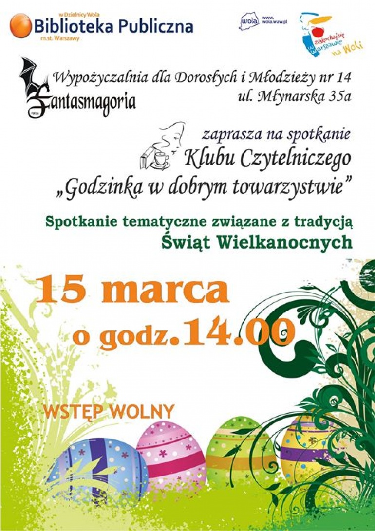 Święta wielkanocne - spotkanie ramach cyklu „Godzinka w dobrym towarzystwie”