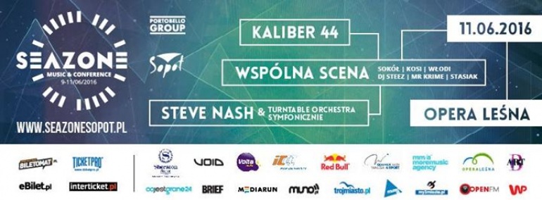 KALIBER 44 x STEVE NASH & TOS x WSPÓLNA SCENA / SeaZone Music & Conference / Opera Leśna / 11.06.2016