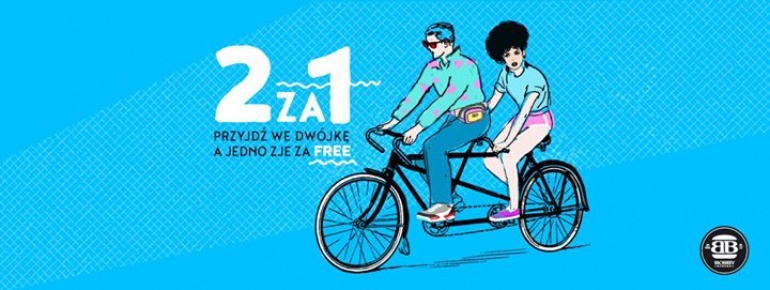 2 ZA 1 / Przyjdź we dwójkę, a jedno zje za free w Bobby Burger Żurawia