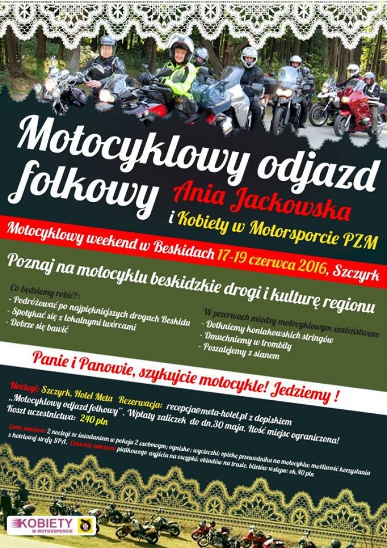Motocyklowy odjazd folkowy