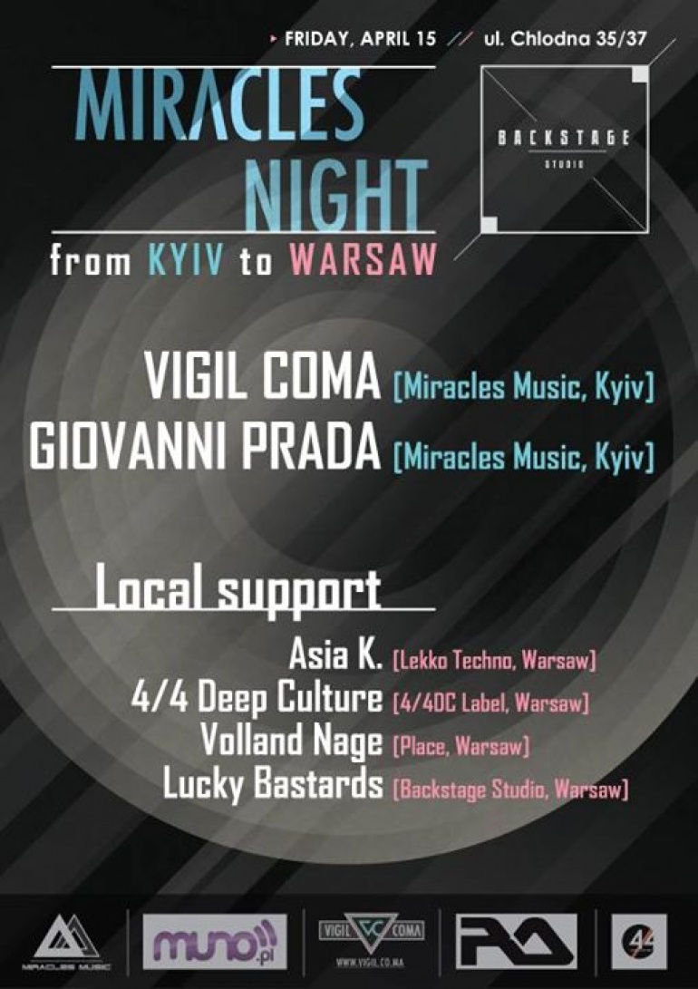 MIRACLES NIGHT: From KYIV to WARSAW / Backstage Studio