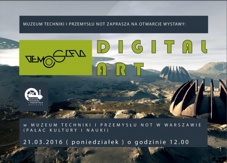 Wystawa "Demoscena: Digital Art" w Muzeum Techniki i Przemysłu Not