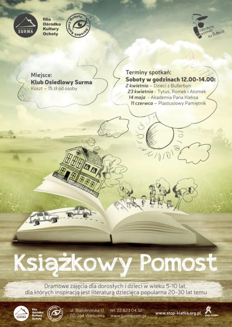 Książkowy pomost- Akademia Pana Kleksa