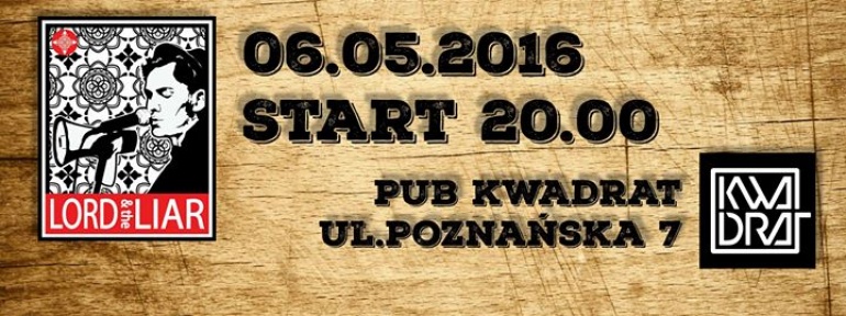 Koncert LORD & THE LIAR akustycznie - benefit dla Pana Janusza i bezdomnych zwierzaków