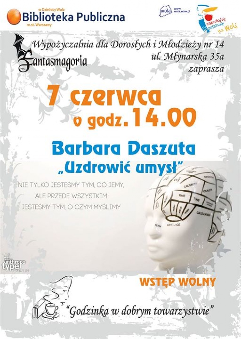 „Uzdrowić umysł” – prelekcja Barbary Daszuty