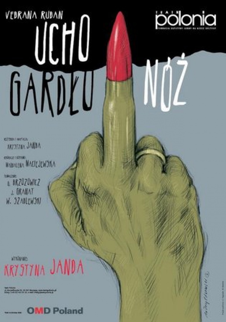 "Ucho, gardło, nóż" w Teatrze Polonia