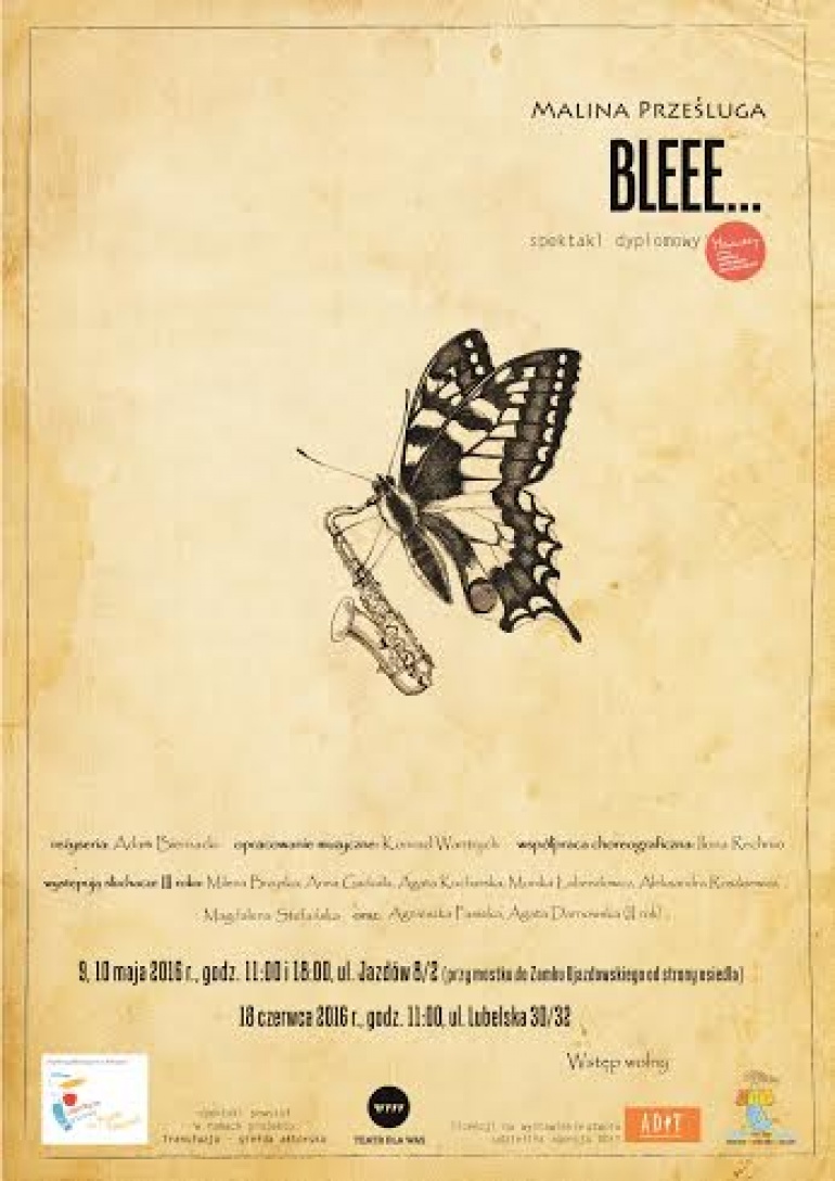 Spektakl plenerowy dla najmłodszych "Bleee"