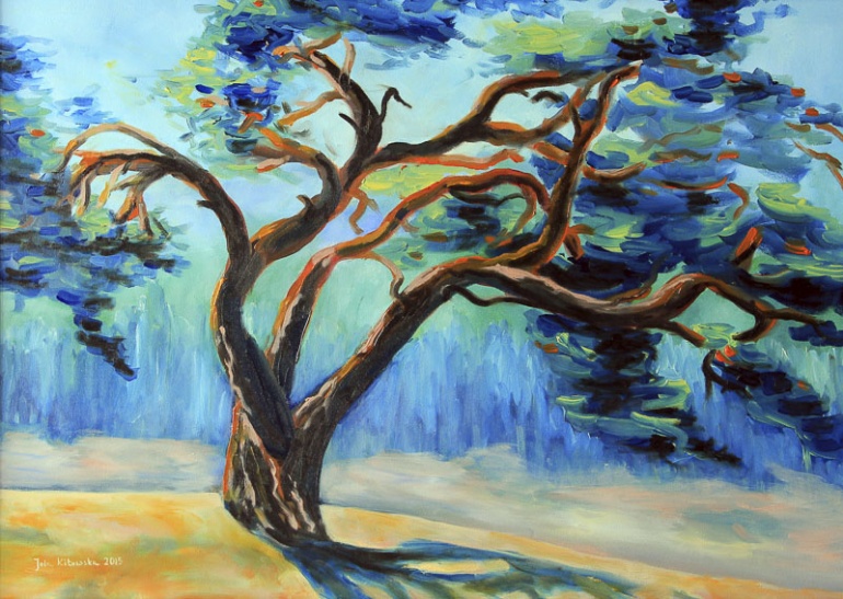 Wernisaż wystawy malarstwa Jolanty Kitowskiej "Taniec drzew"