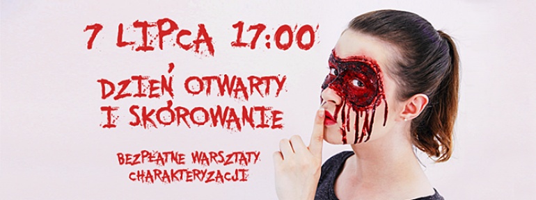 Skórowanie - bezpłatne warsztaty charakteryzacji i Dzień Otwarty w SWiCH