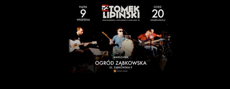 Tomek Lipiński z zespołem