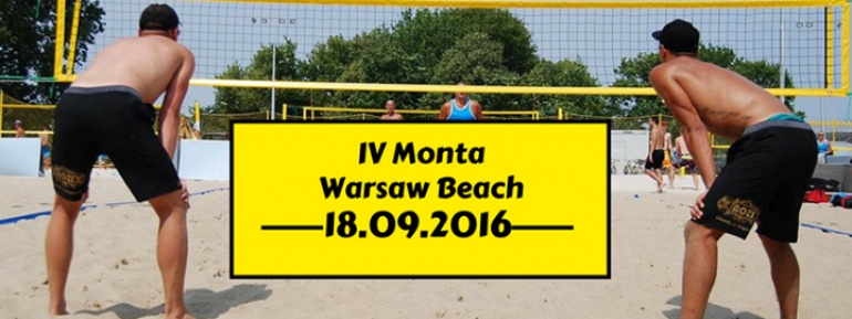 IV Monta Warsaw Beach: kobiety i mężczyźni