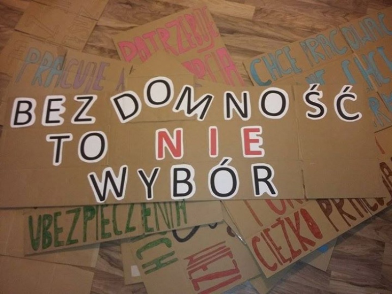 FLASH MOB Bez-DOM-ność to NIE wybór!