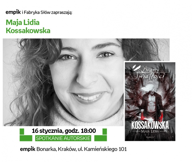 Maja Lidia Kossakowska w krakowskim Empiku