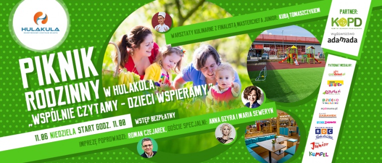 Rodzinny Piknik „Wspólnie czytamy – dzieci wspieramy”