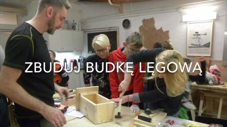 Rodzinne warsztaty stolarskie - budki lęgowe lub tipi dla kota