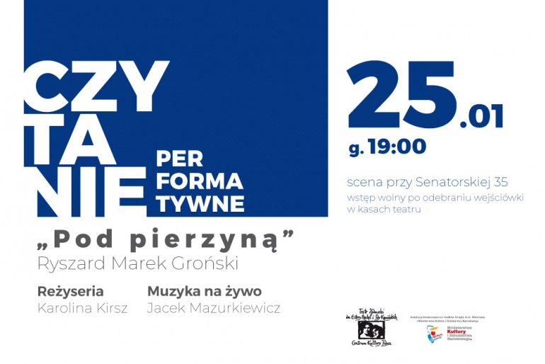 Pod pierzyną - czytanie performatywne