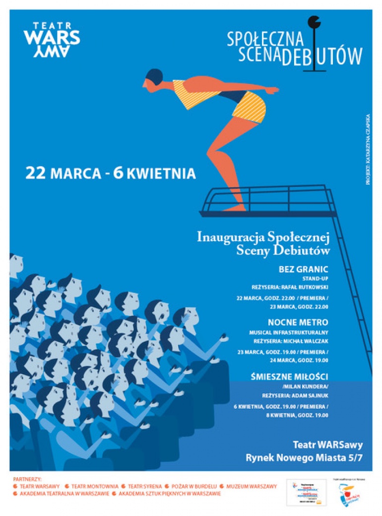 Społeczna Scena Debiutów, nowy projekt na kulturalnej mapie Warszawy