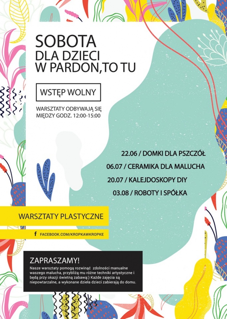 Domki dla pszczół - Warsztaty plastyczne dla dzieci w Pardon, To Tu