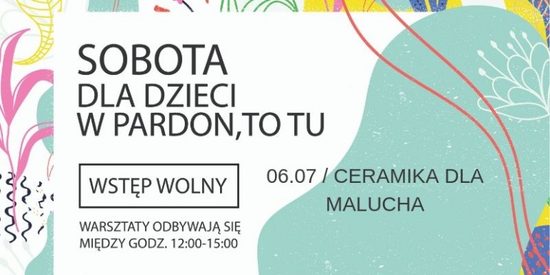 Ceramika dla malucha - warsztaty plastyczne
