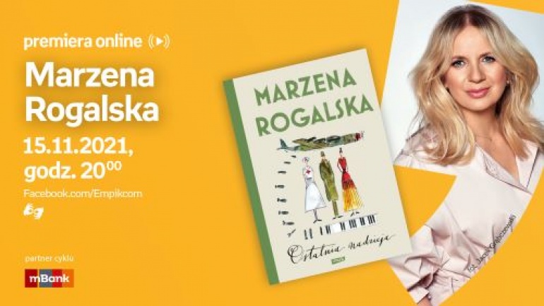 Spotkanie autorskie online z Marzeną Rogalską