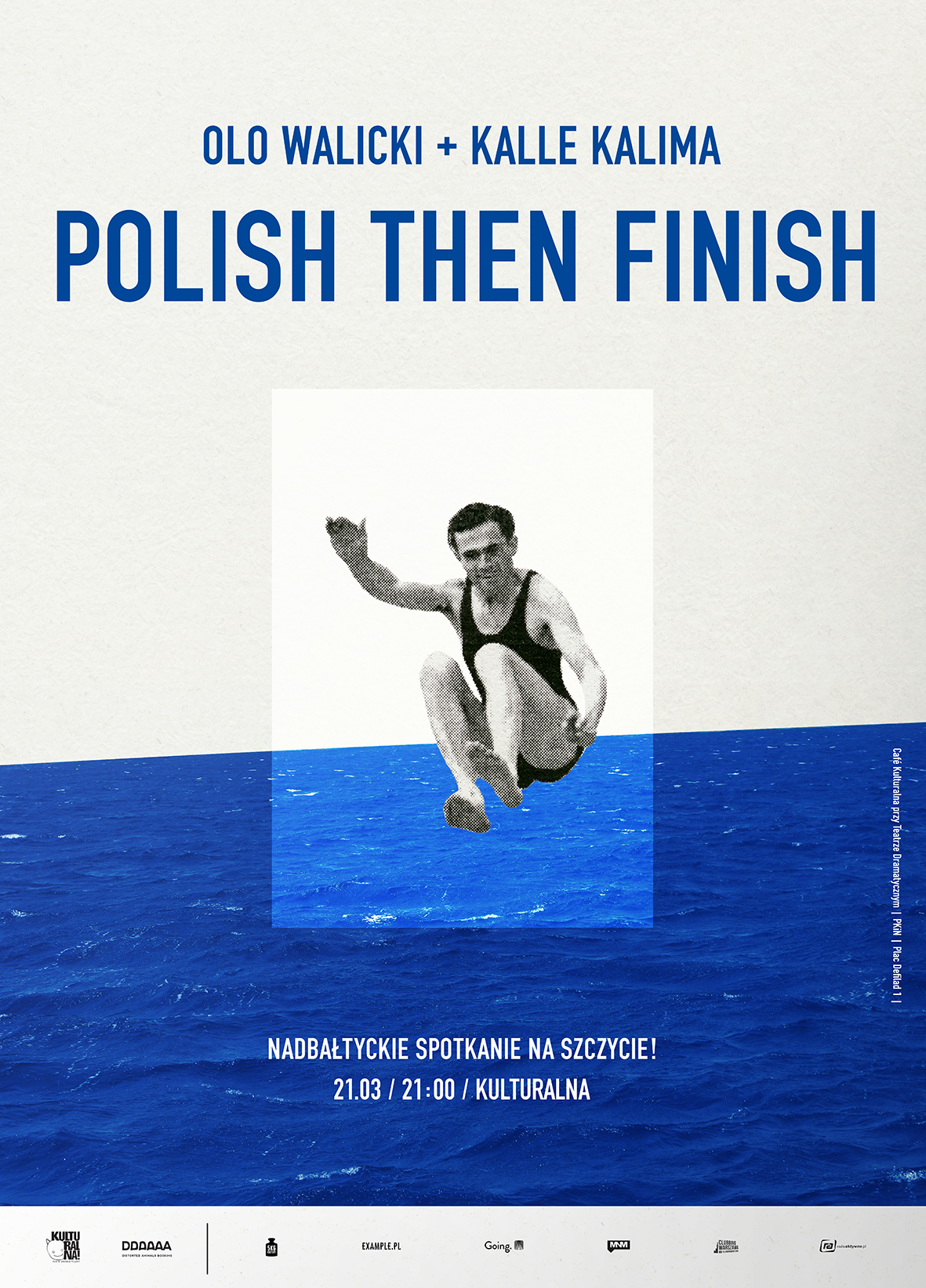 Łukasz Rychlicki, plakat, cafe kulturalna