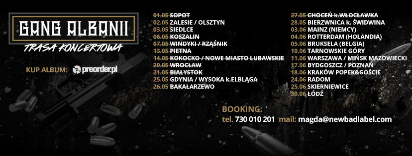 gang albani trasa koncertowa popek monster warszawa